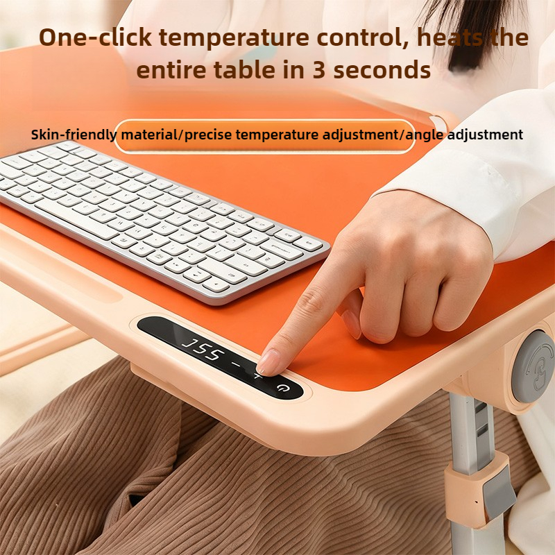 Desk Setup Riser - Adjustable Laptop Stand Riser Heated Keyboard
