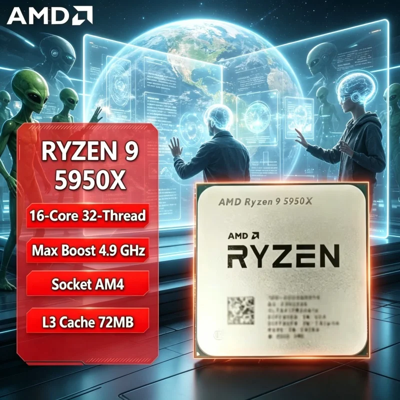 Desk Setup Lamp - Light-load Stable AMD R3 3200G AM4