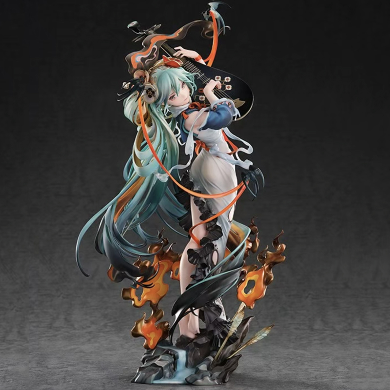 Desk Setup With Tv - 1/8 PVC Long Hair Hatsune House
