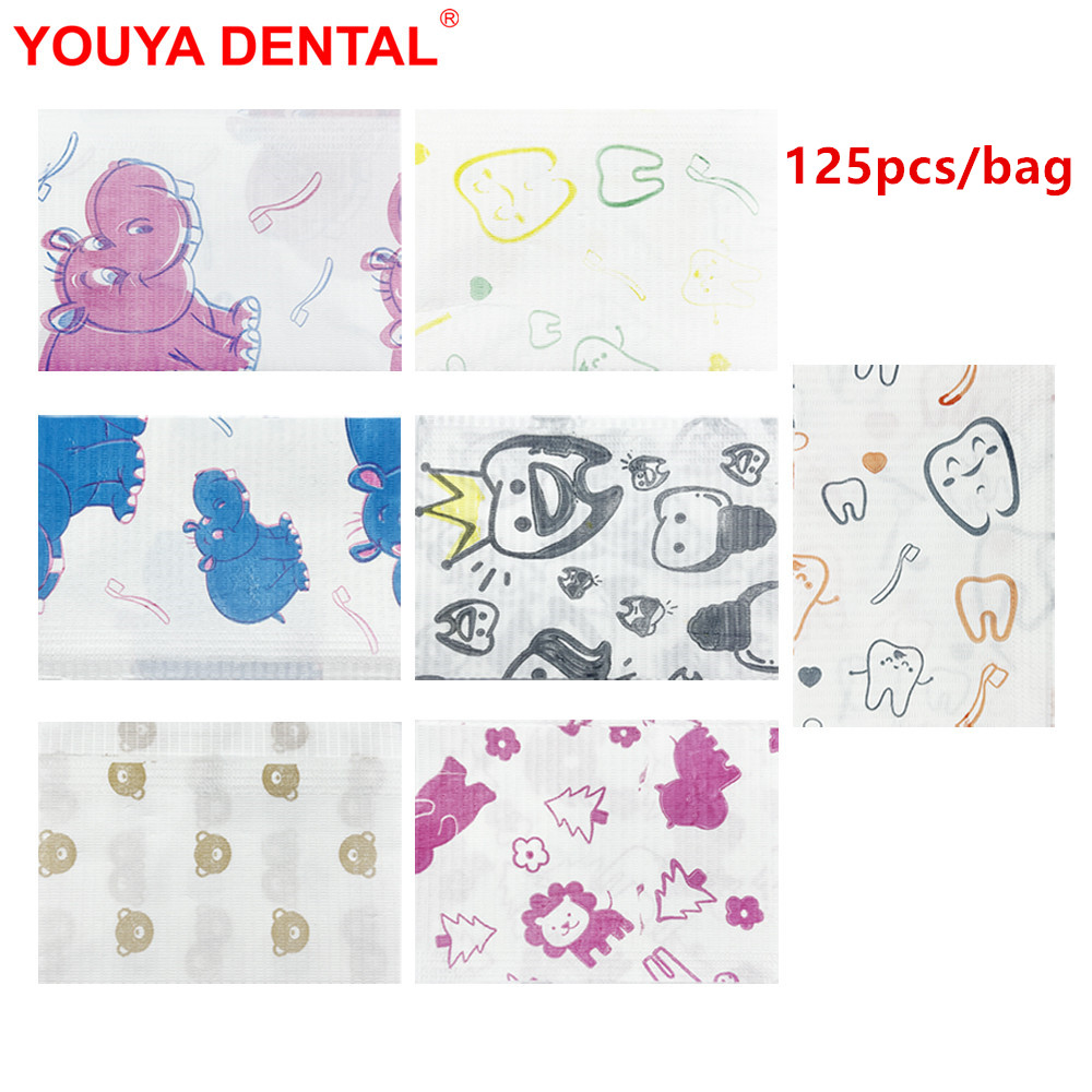 125pcs Kids Dental Bibs Dispos - Desk Setup Clean avis et prix