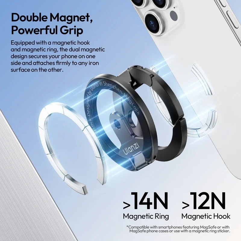 Original Ulanzi MA02 MagLock D - Dual Phone Holder avis et prix