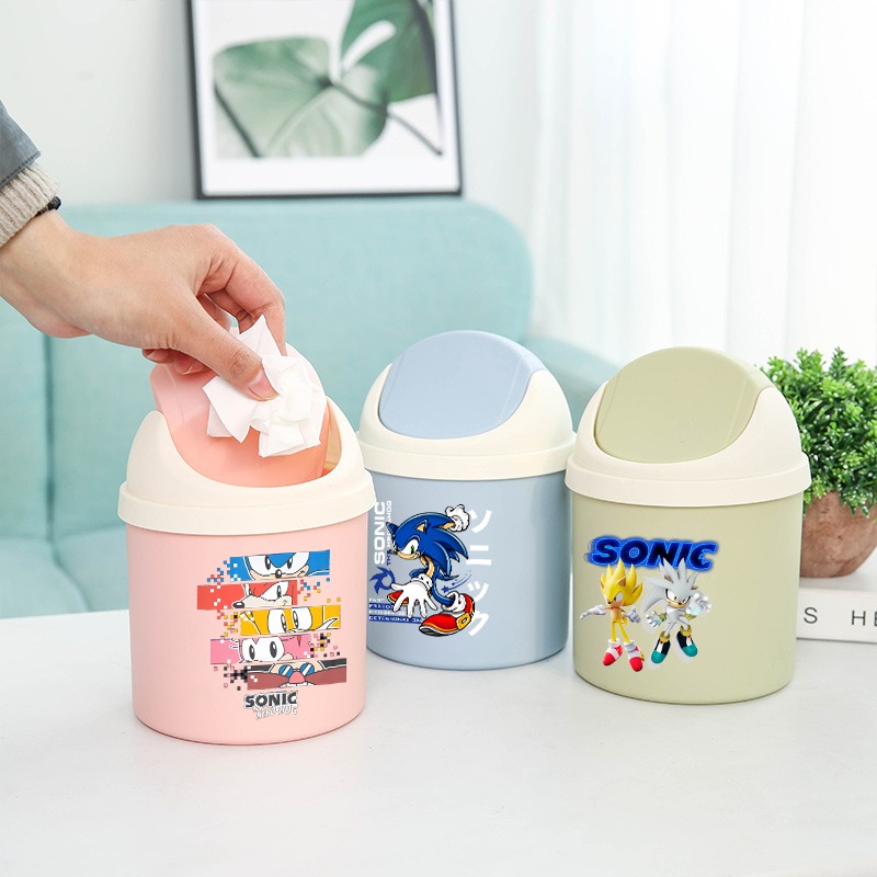 Sonics Car Trash Can Cartoon A - Desk Setup Clean avis et prix