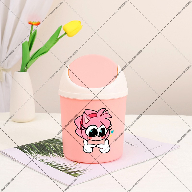 Sonics Car Trash Can Cartoon A - Desk Setup Clean avis et prix