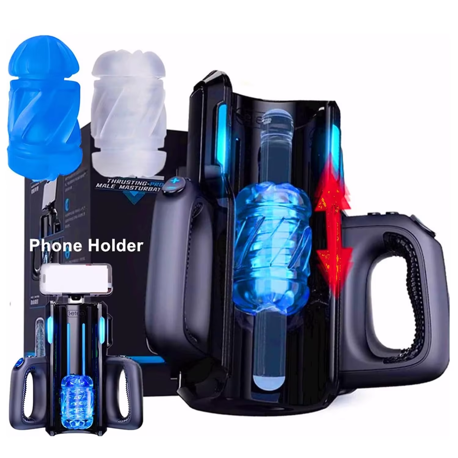 Leten King Pro Male Masturbato - Dual Phone Holder avis et prix