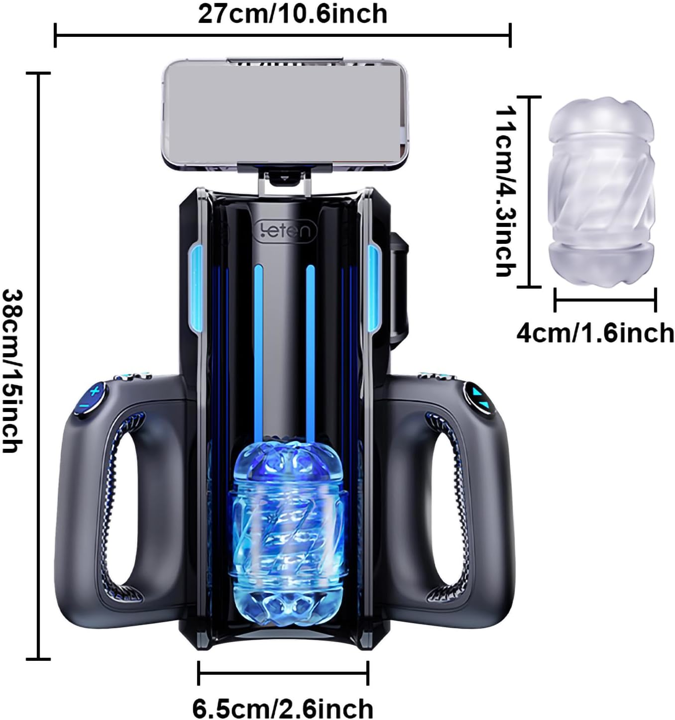 Leten King Pro Male Masturbato - Dual Phone Holder avis et prix