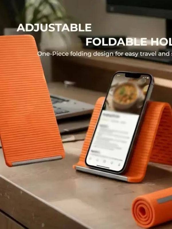 Portable Foldable Silicone Pho - Dual Phone Holder avis et prix