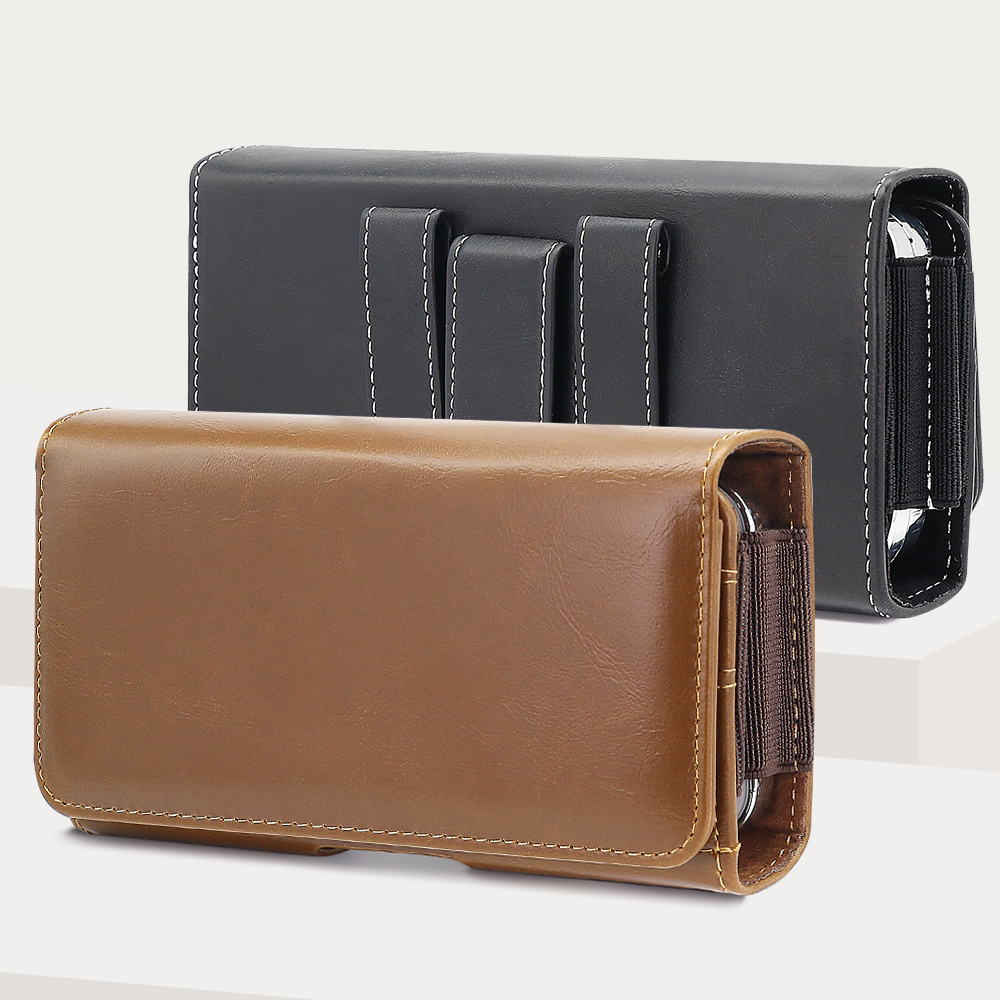 Universal Horizontal PU Leathe - Dual Phone Holder avis et prix