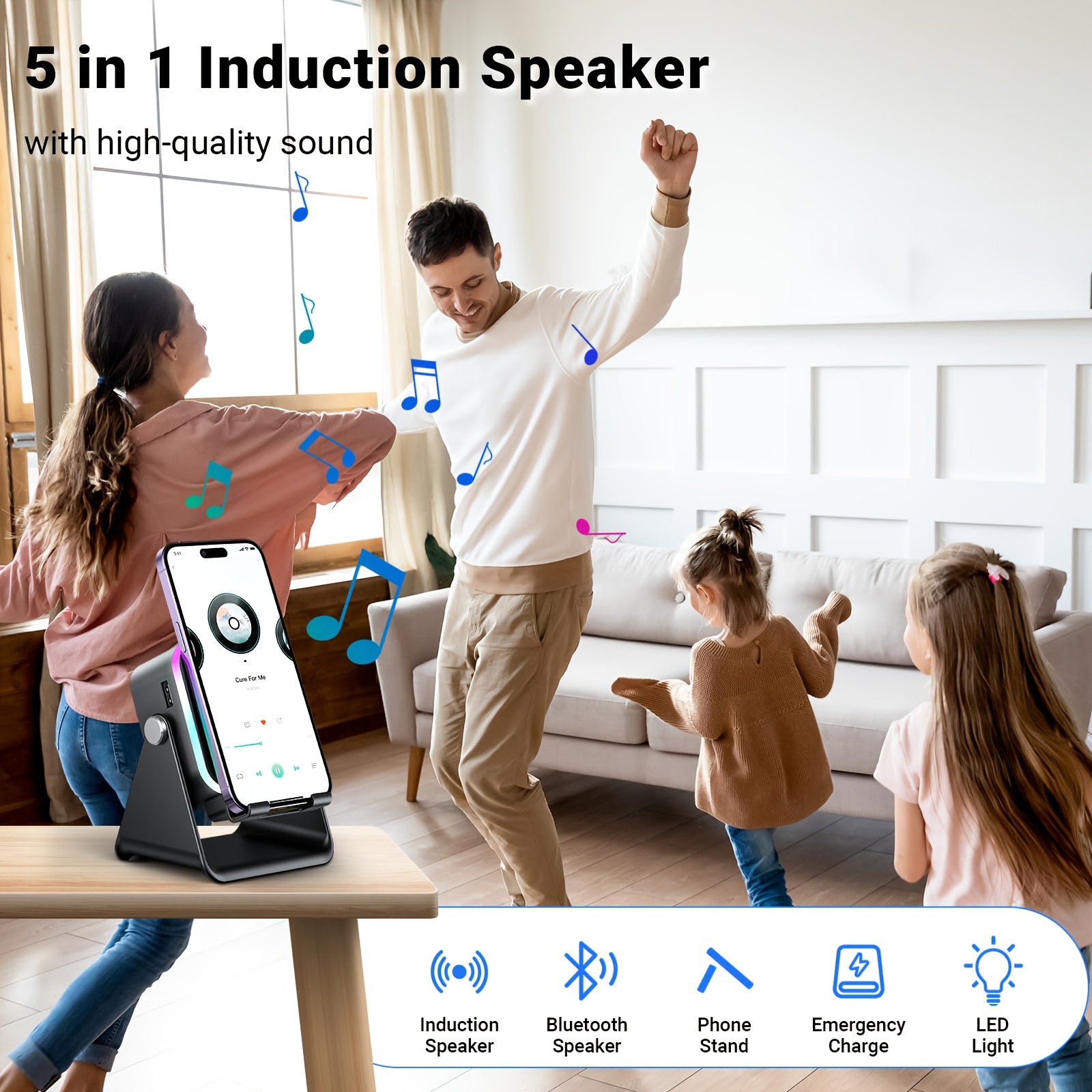 Smart RGB Colorful Light Bluet - Desk Setup With Speakers avis et prix