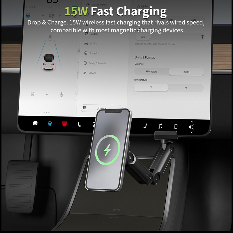 Foldable wireless magnetic pho - Dual Phone Holder avis et prix