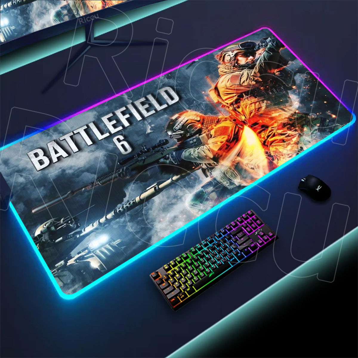 New Gamer Rgb Desk Mat Back Li - Desk Setup Gear avis et prix