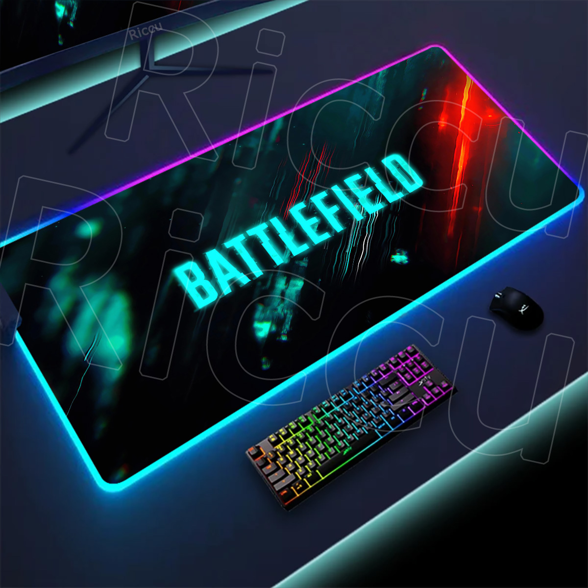 New Gamer Rgb Desk Mat Back Li - Desk Setup Gear avis et prix