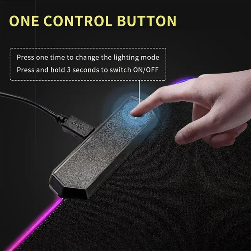 New Gamer Rgb Desk Mat Back Li - Desk Setup Gear avis et prix