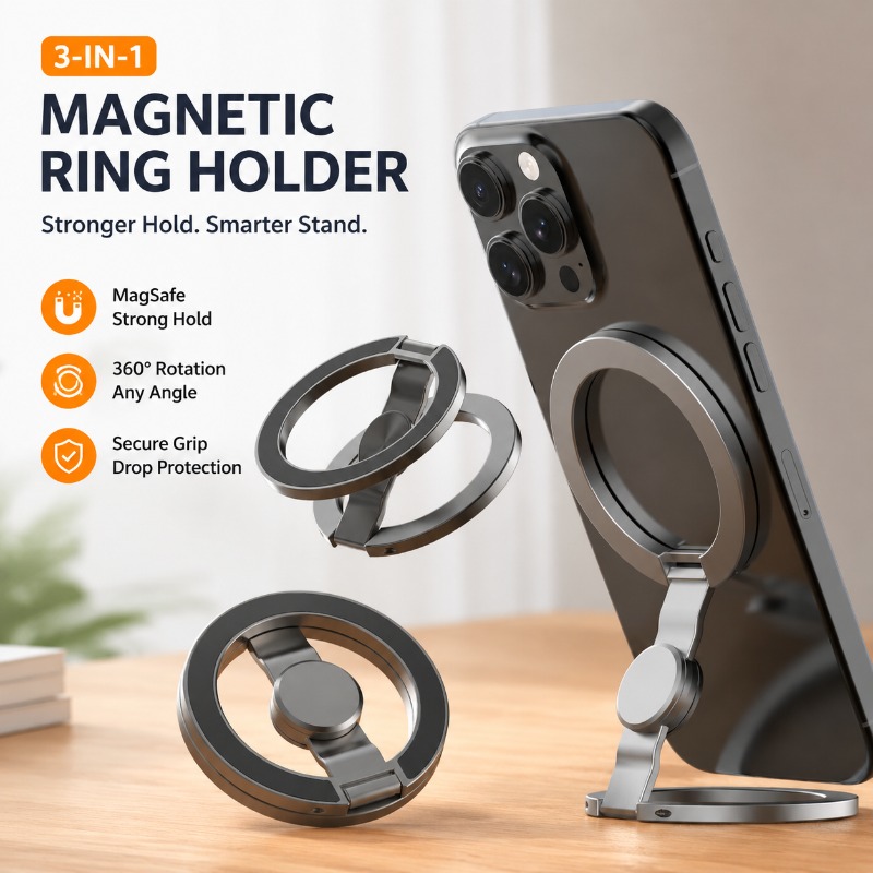 Magsafe Dual Ring Magnetic Pho - Dual Phone Holder avis et prix