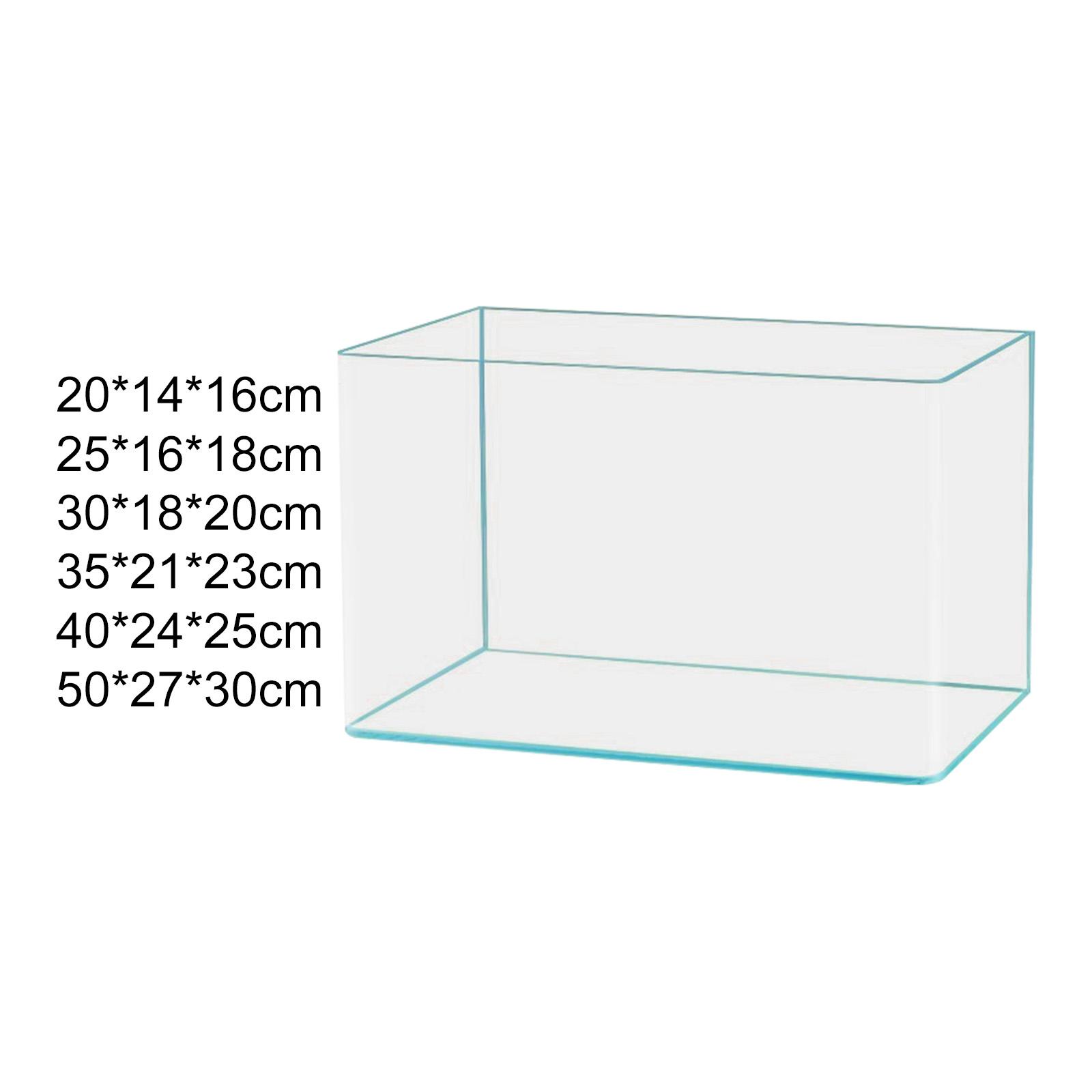 Clear Glass Fish Tank Decorati - Desk Setup Clean avis et prix