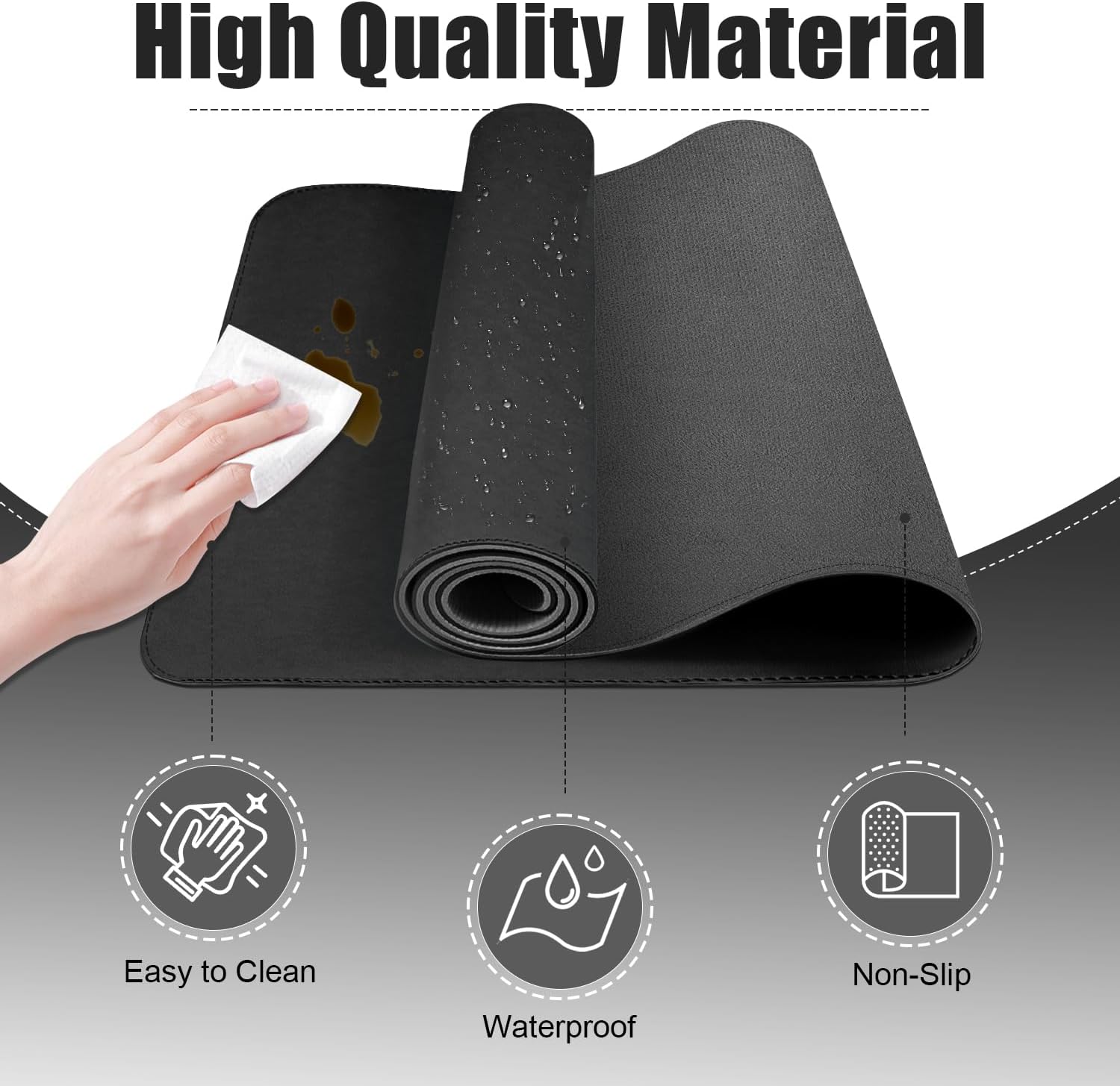 Large Leather Desk Pad Protect - Desk Pad Leather Large avis et prix