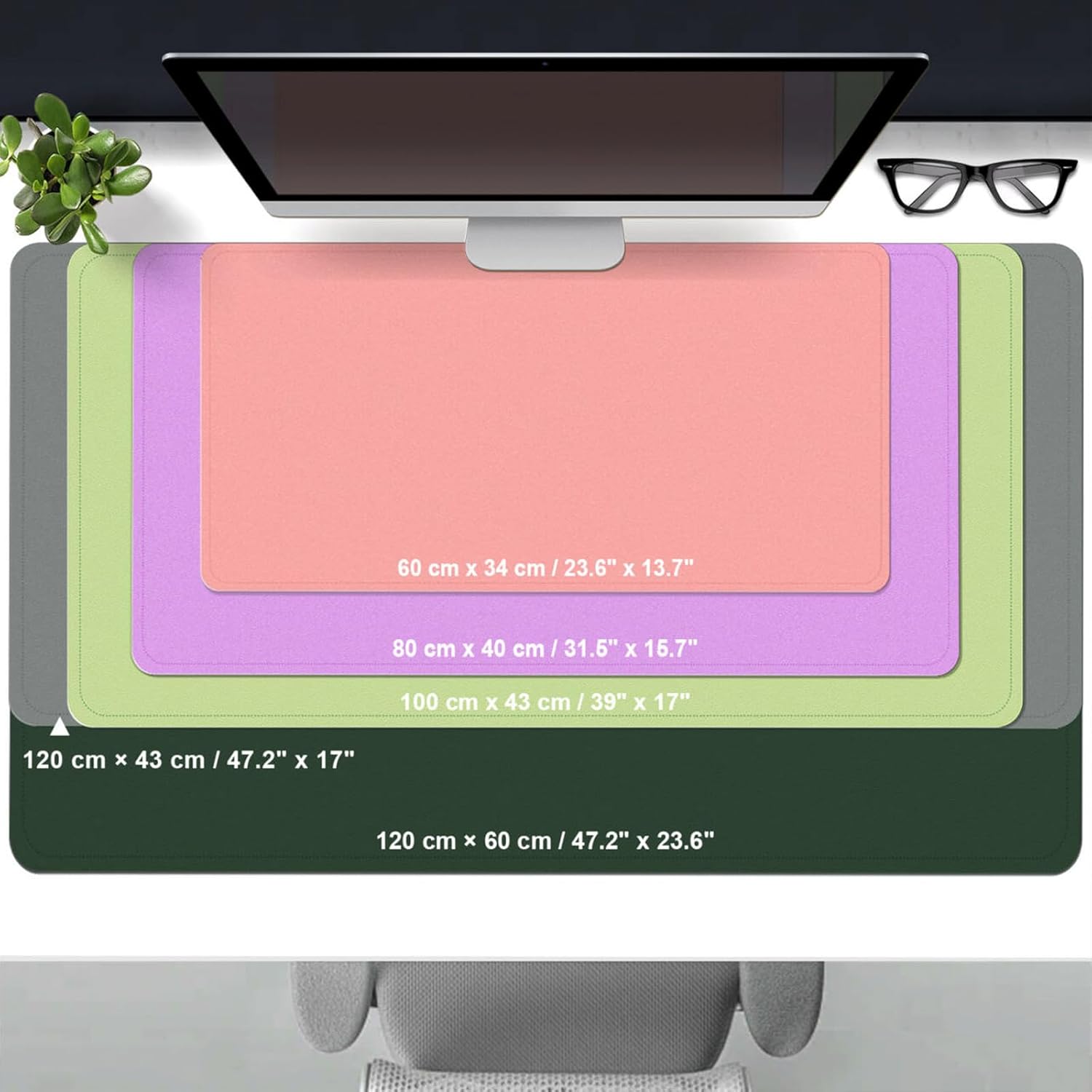 Large Leather Desk Pad Protect - Desk Pad Leather Large avis et prix