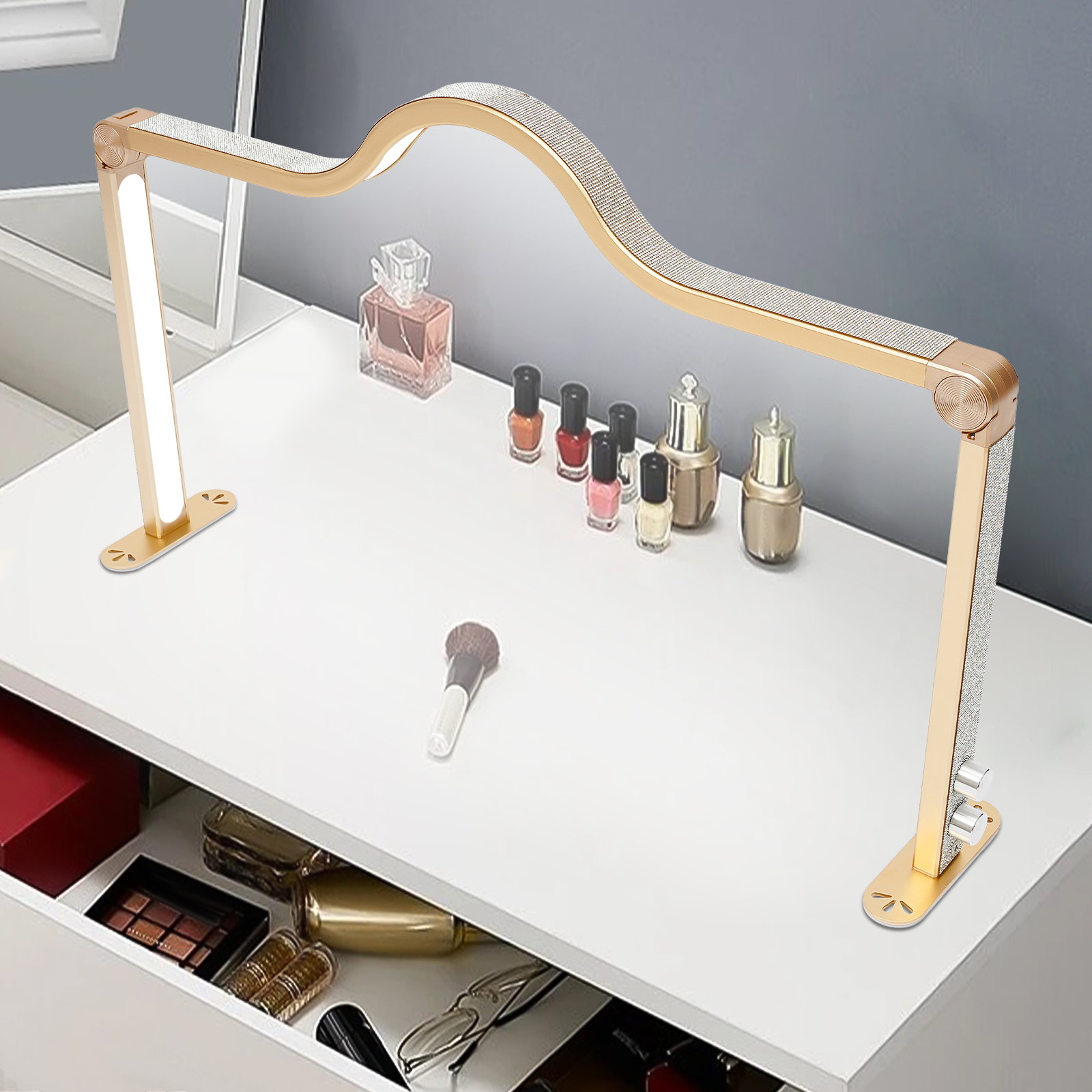Diamonds Decorated Nail Work L - Desk Setup Lamp avis et prix
