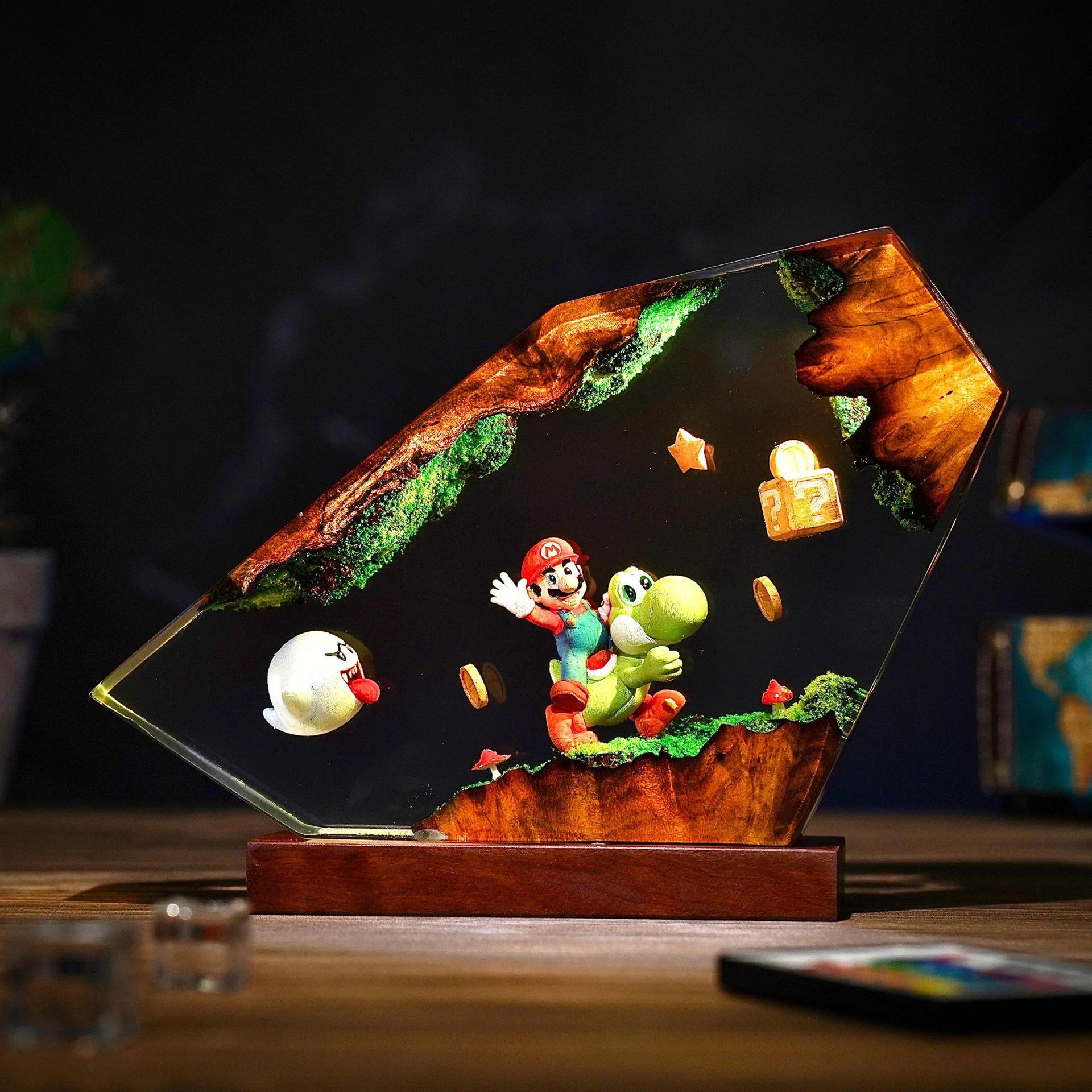 Table Resin Lamp Cartoon Anime - Desk Setup Lamp avis et prix