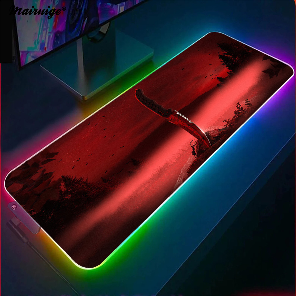 Mousemat Xxl Rubber Mat Knife  - Desk Setup Gaming And Work avis et prix