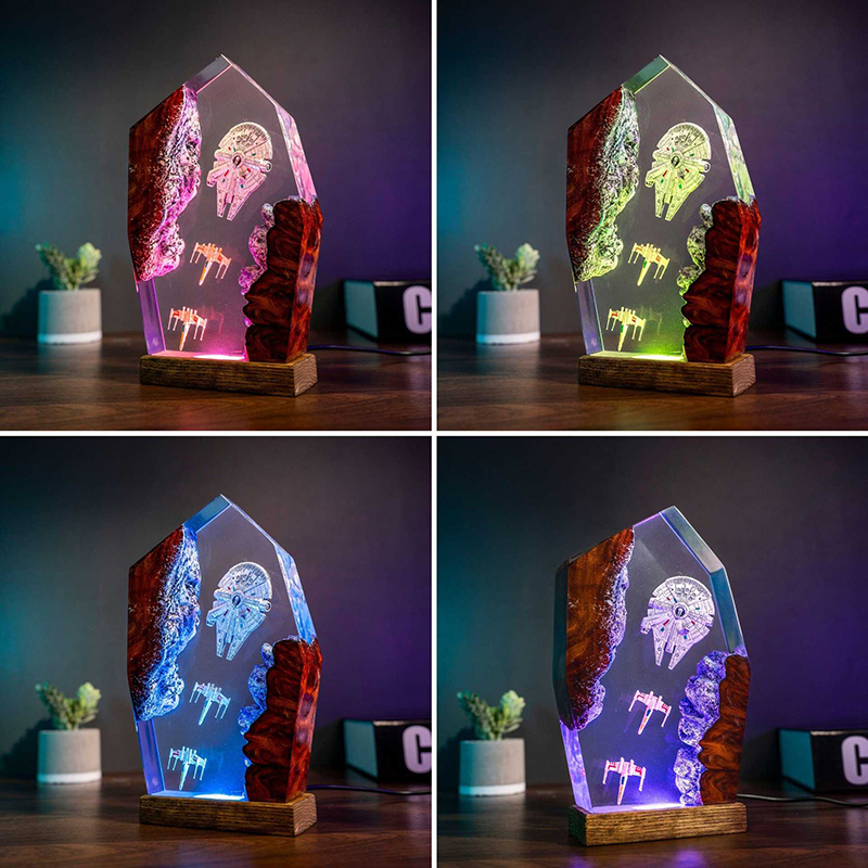 Table Resin Lamp Universe War  - Desk Setup Lamp avis et prix