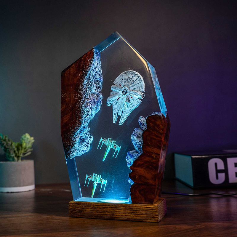 Table Resin Lamp Universe War  - Desk Setup Lamp avis et prix