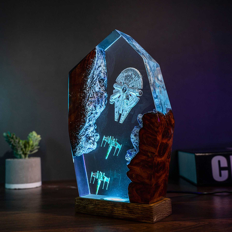 Table Resin Lamp Universe War  - Desk Setup Lamp avis et prix