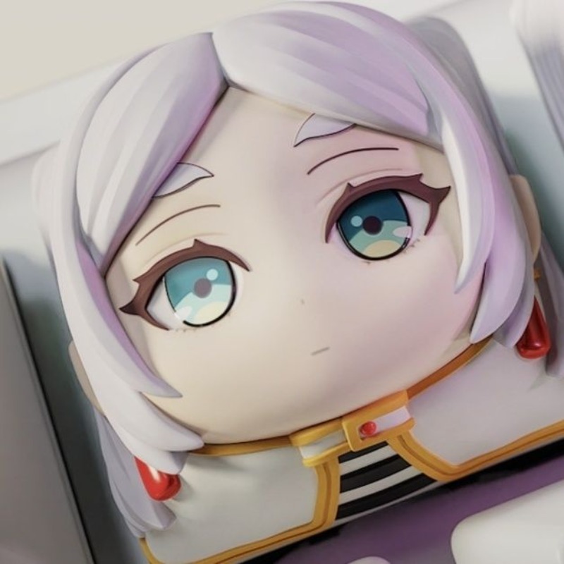 Frieren Anime 3D Printed Resin - Desk Setup With Tv avis et prix