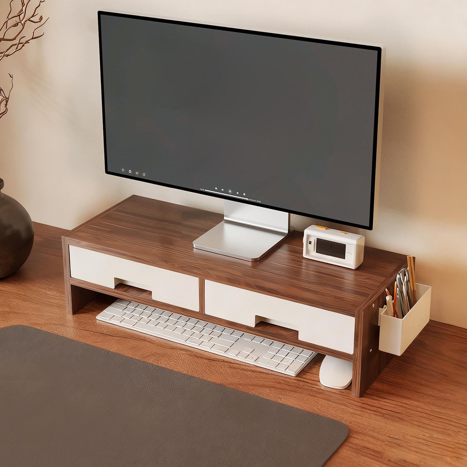 Desk Monitor Stand Riser Doubl - Desk Setup Riser avis et prix