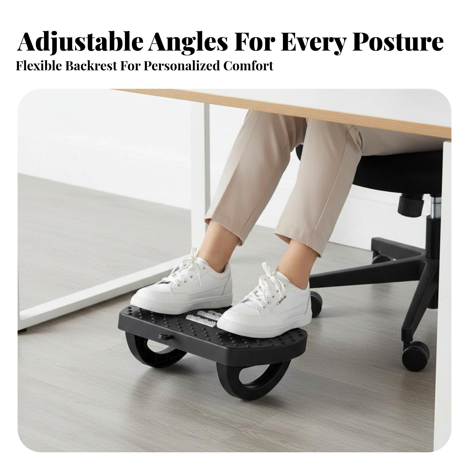 Adjustable beneath-desk Footre - Desk Setup Small Room avis et prix