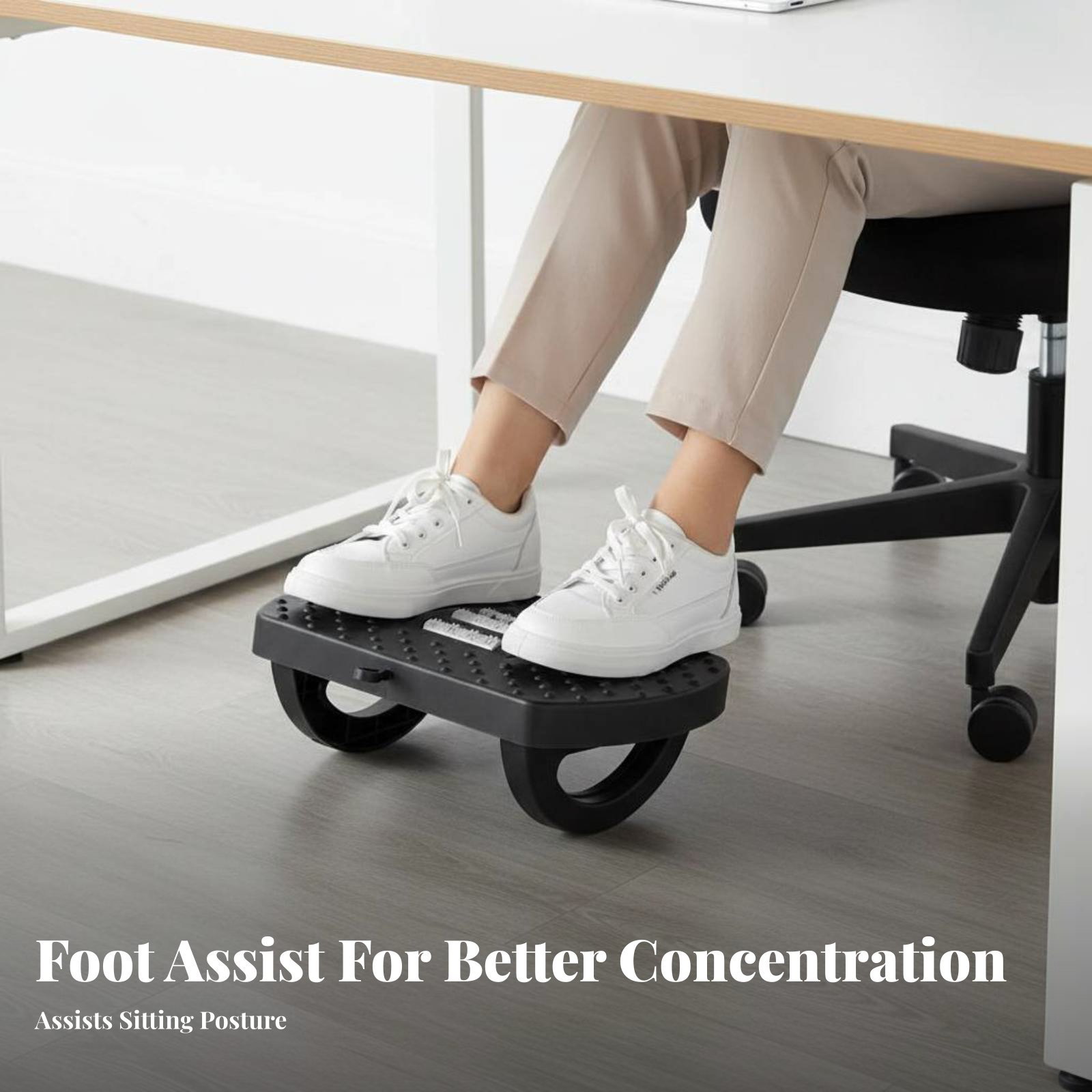 Adjustable beneath-desk Footre - Desk Setup Small Room avis et prix