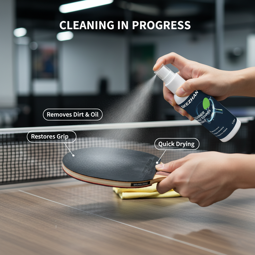 Ping Pong Paddle Cleaner Spray - Desk Setup Clean avis et prix
