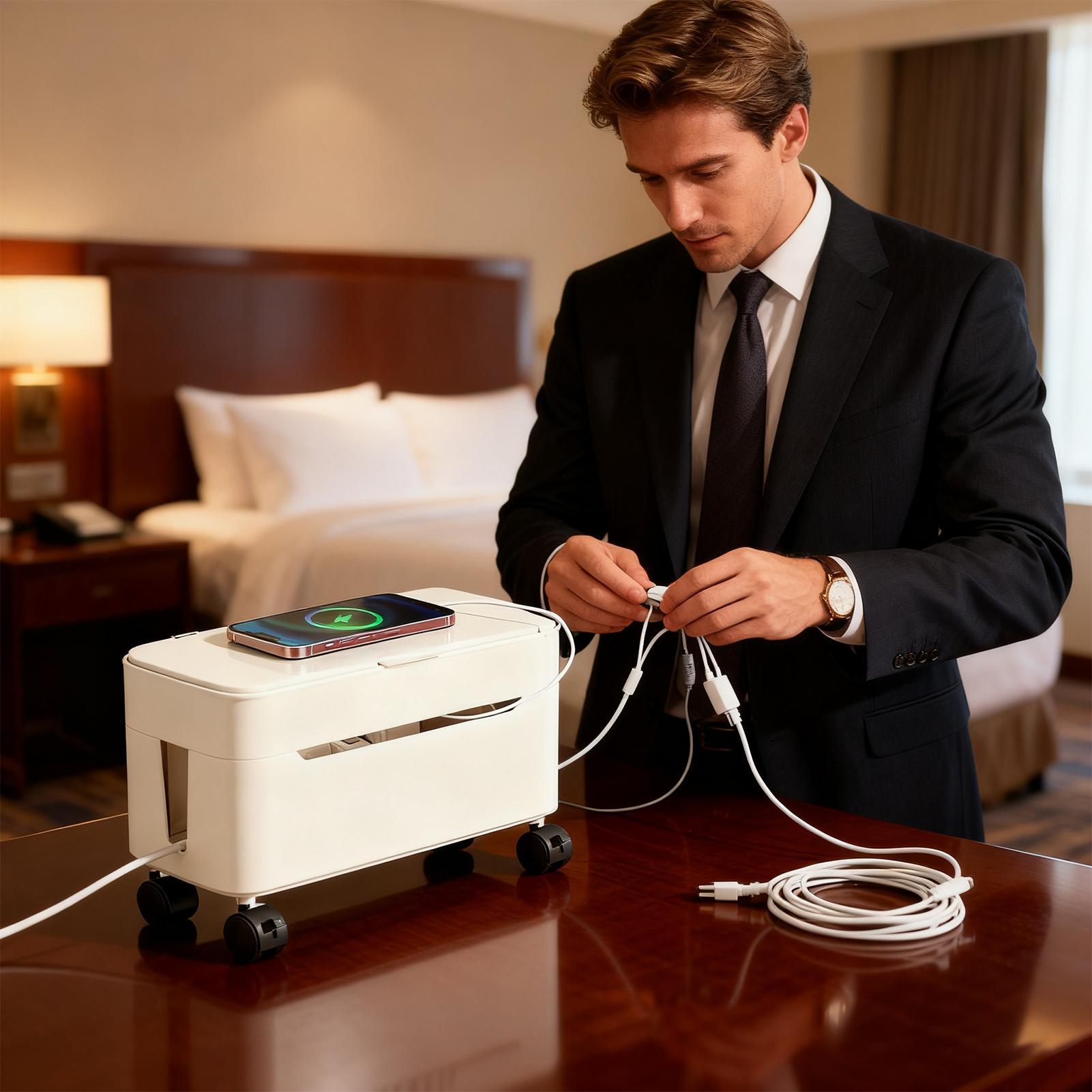 Cord Management Box Wire Stora - Desk Setup With Tv avis et prix