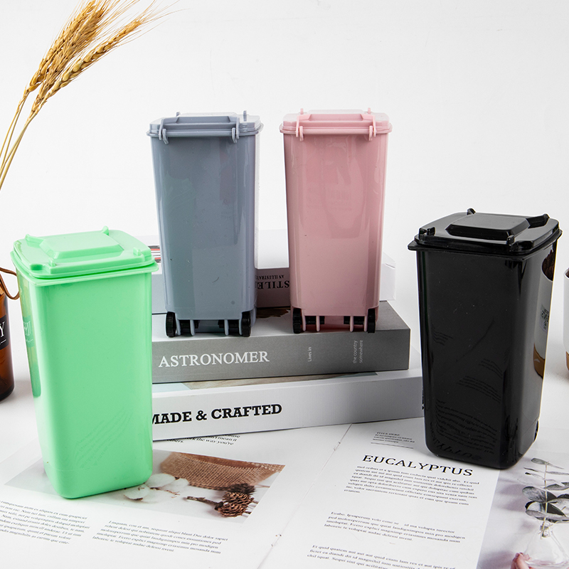 1Pcs Mini Desktop Trash Can Pl - Desk Setup Clean avis et prix