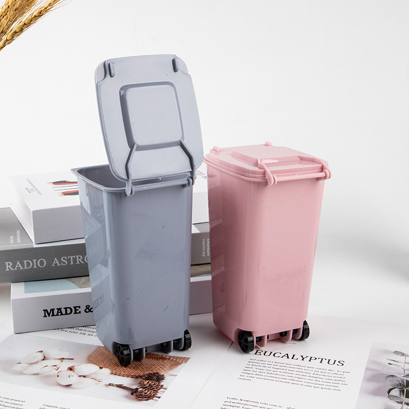 1Pcs Mini Desktop Trash Can Pl - Desk Setup Clean avis et prix