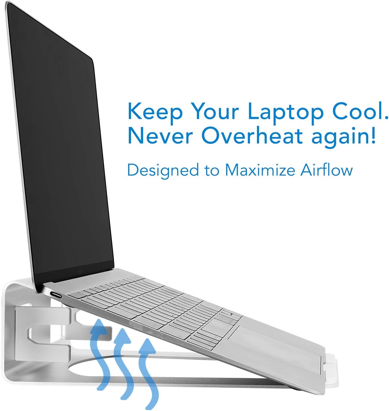 Vertical Laptop Stand for Desk - Desk Setup For 2 Laptops avis et prix