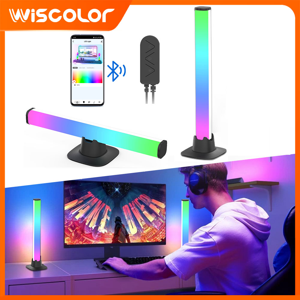 RGB LED Lights Bar Bluetooth S - Desk Setup With Tv avis et prix