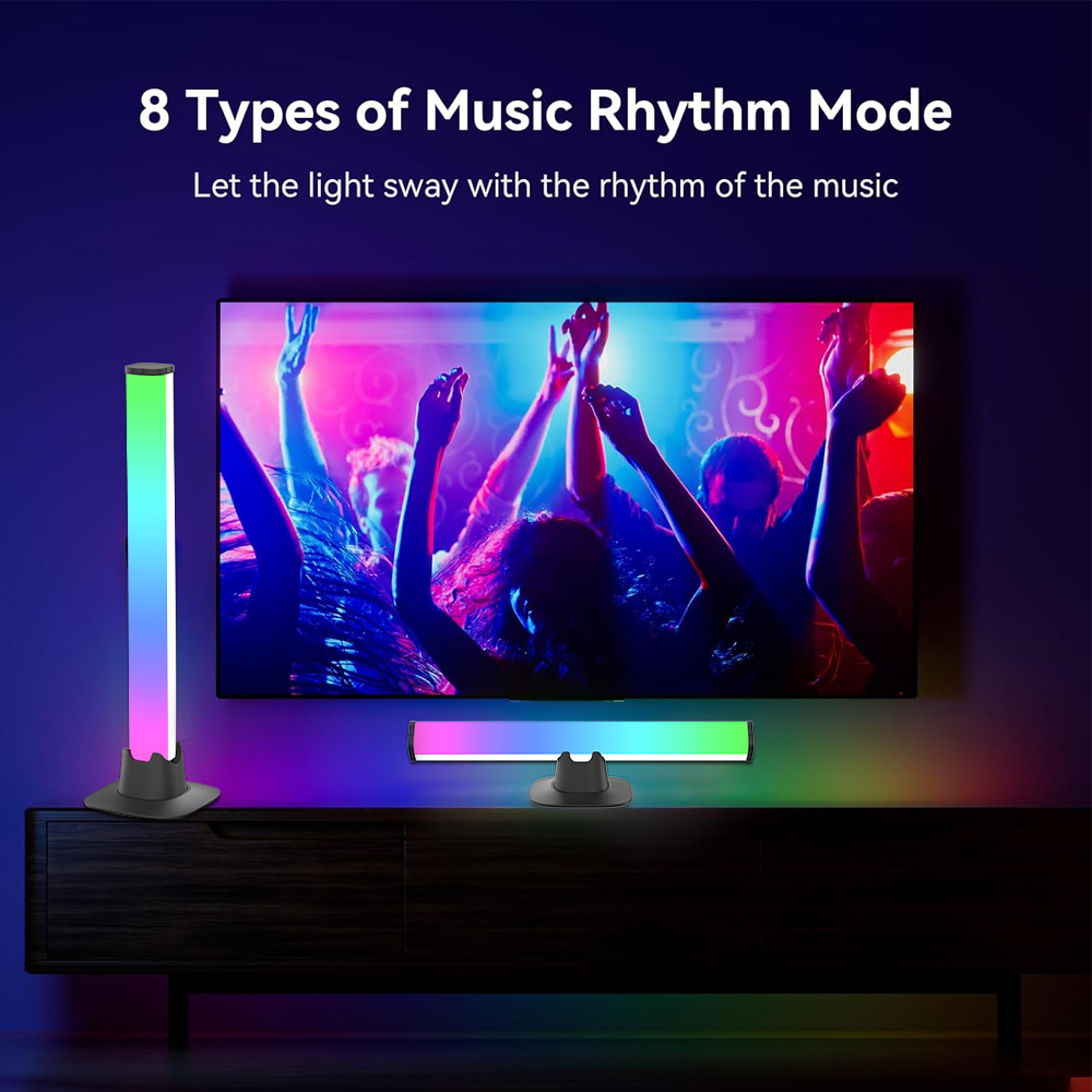 RGB LED Lights Bar Bluetooth S - Desk Setup With Tv avis et prix
