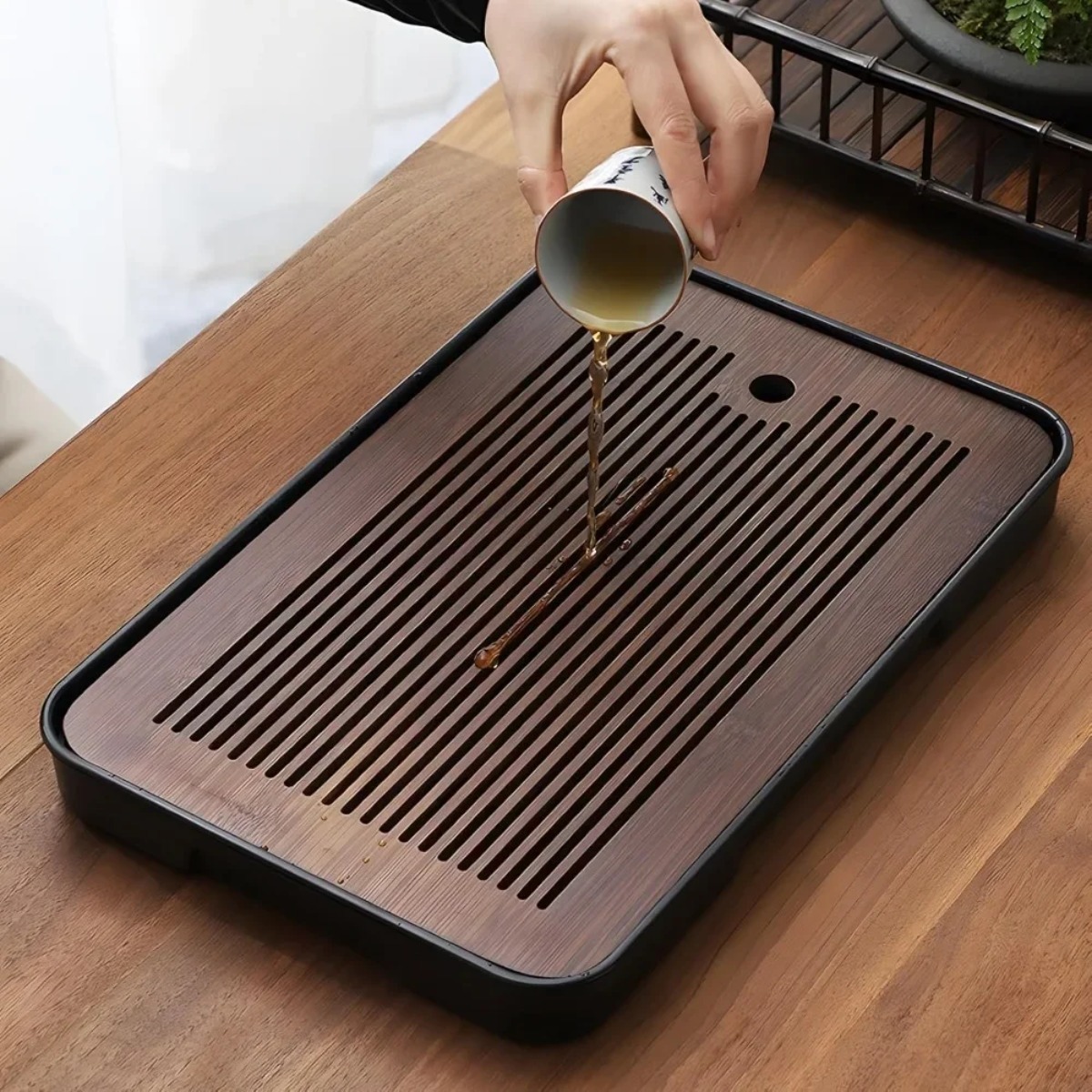 Portable Detachable Bamboo Tea - Desk Setup Clean avis et prix