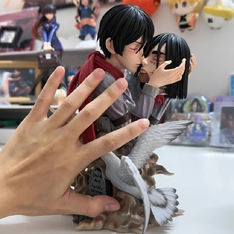 Attack On Titan Anime Figures  - Desk Setup With Tv avis et prix