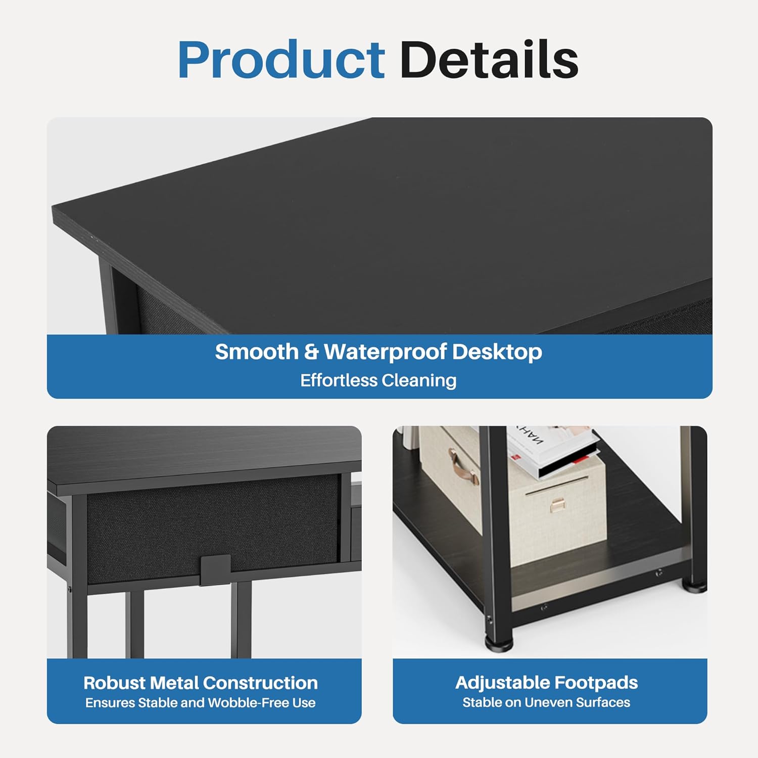 48-Inch Computer Desk with Fab - Desk Setup Small Room avis et prix