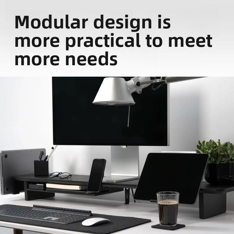 Solid Wood Monitor Riser Stand - Desk Setup Riser avis et prix