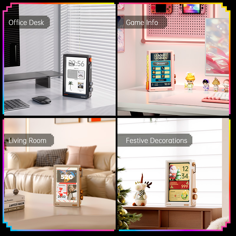 Divoom Times Frame 10.1″ Smart - Desk Setup With Speakers avis et prix