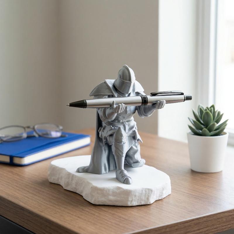 Knight Pen Holder Resin Mediev - Desk Setup Home Office avis et prix