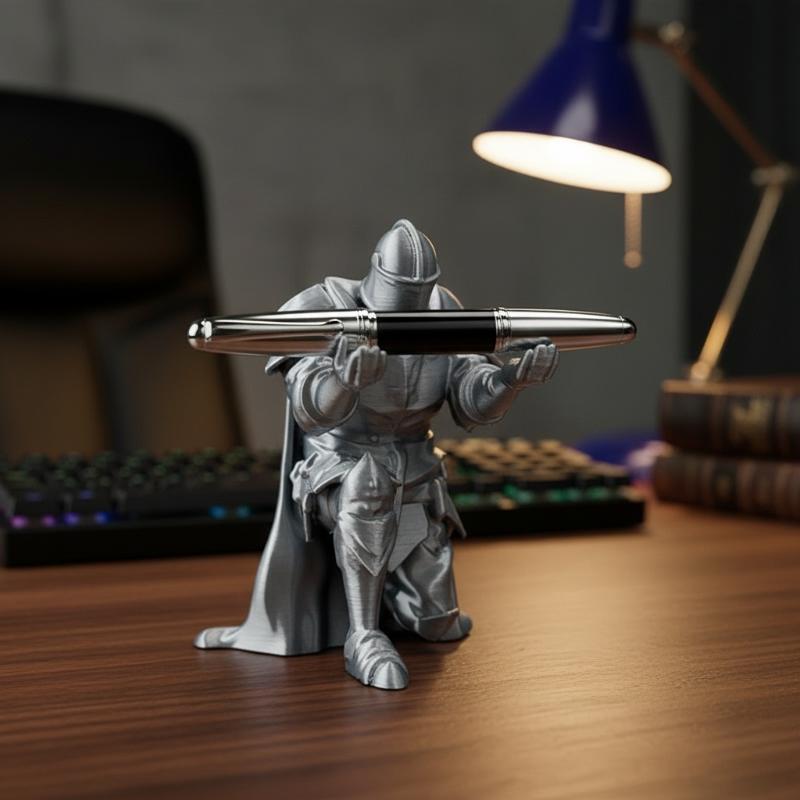 Knight Pen Holder Resin Mediev - Desk Setup Home Office avis et prix