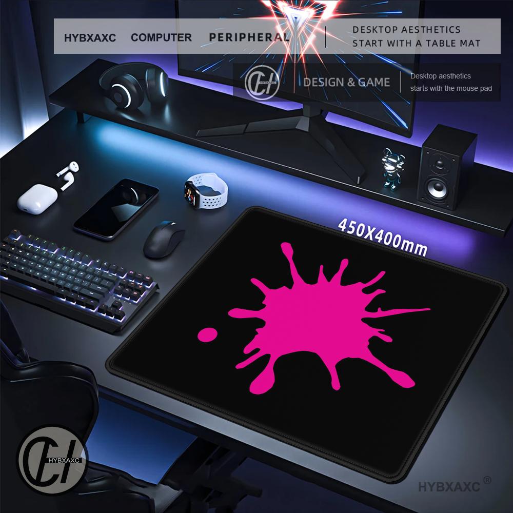 HYBXAXC Pink Splash Ink Art Sm - Desk Setup Gaming And Work avis et prix