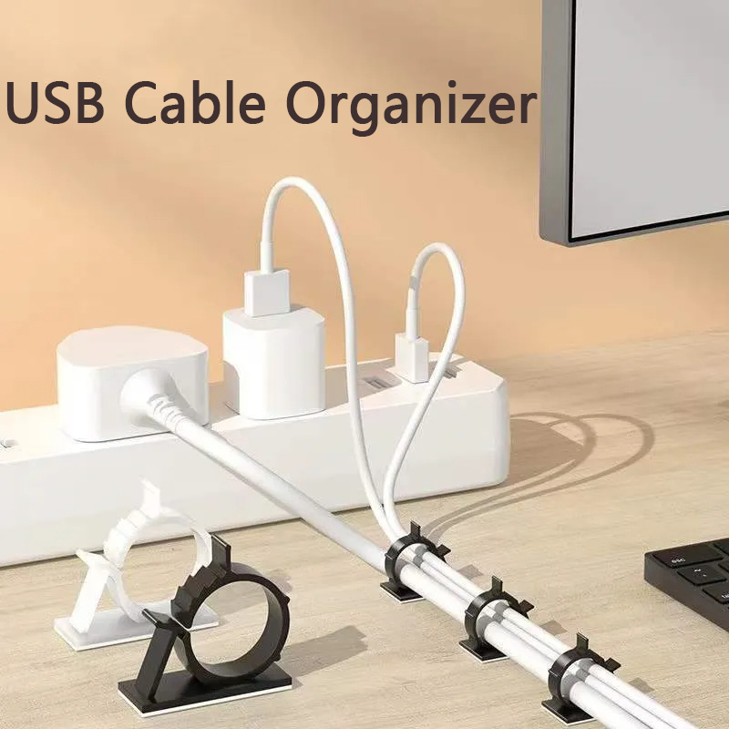 Cable Organizer Self Adhesive  - Desk Setup Notebook avis et prix