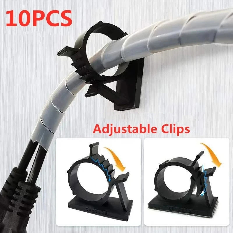 Cable Organizer Self Adhesive  - Desk Setup Notebook avis et prix