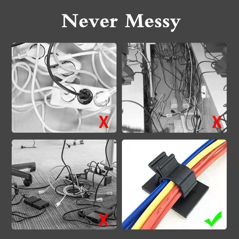 Cable Organizer Self Adhesive  - Desk Setup Notebook avis et prix