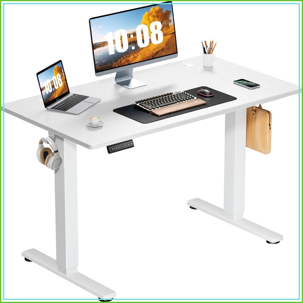 Electric Standing Desk Adjusta - Desk Setup Home Office avis et prix