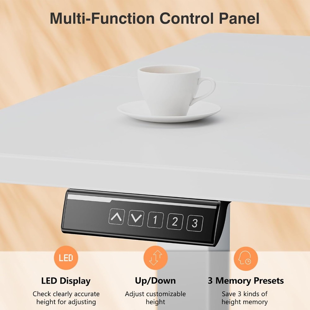 Electric Standing Desk Adjusta - Desk Setup Home Office avis et prix